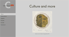 Desktop Screenshot of cultureandmore.com